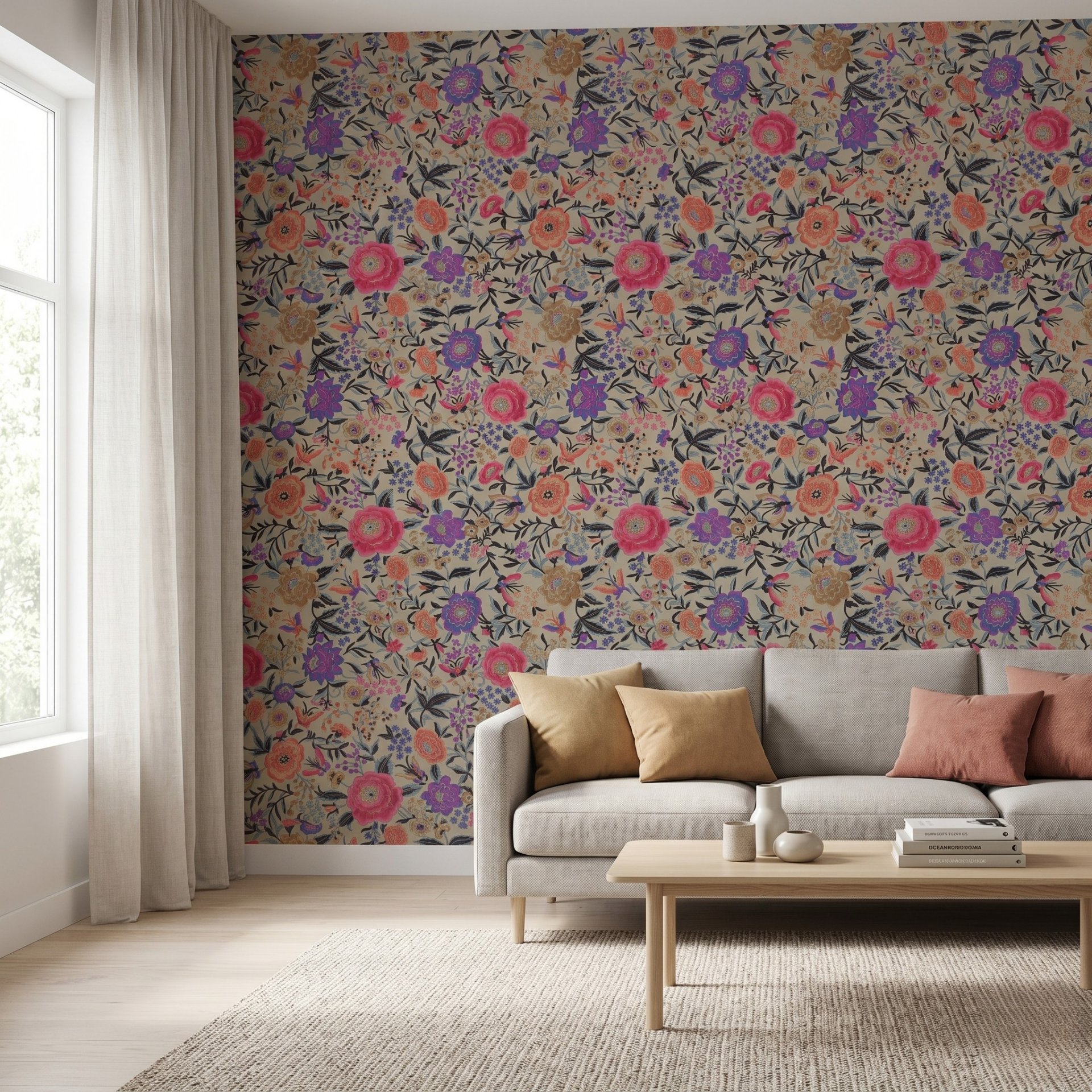 Missoni Home 1 Oriental Garden Vinil Duvar Kağıdı