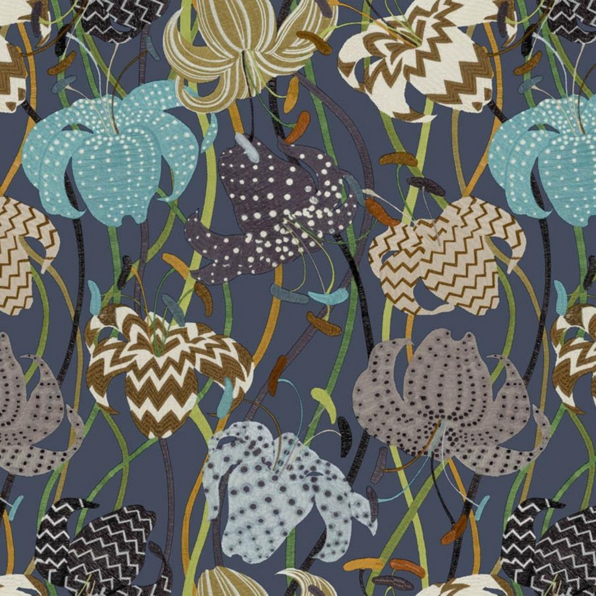 Missoni 3 Lilium Koleksiyonu Duvar Kağıdı