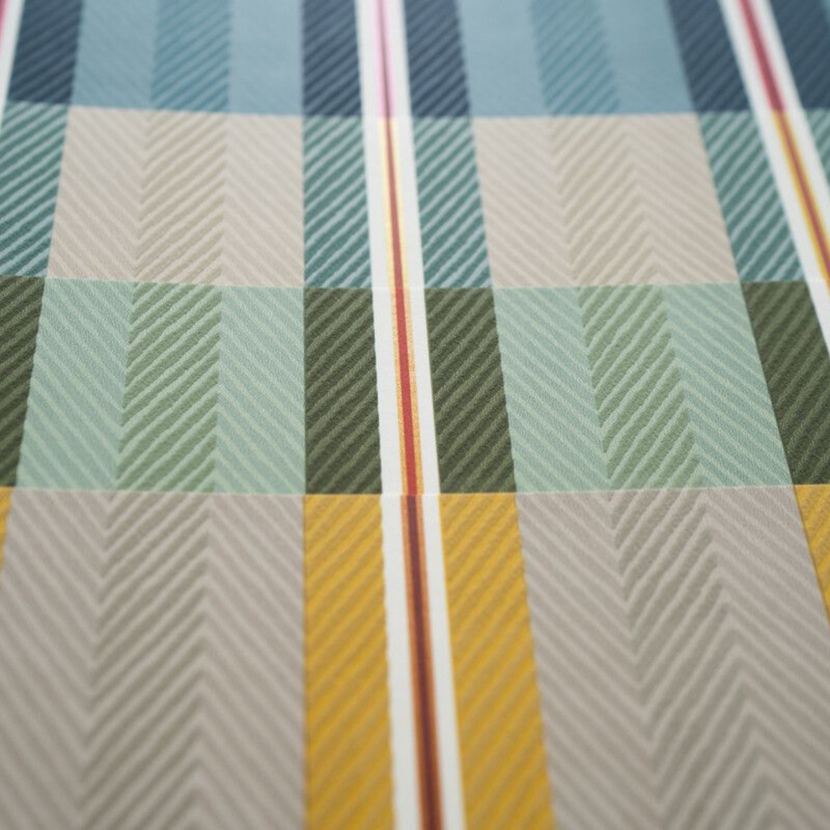 Pip Studio Blurred Lines Ocre Karamel Duvar Kağıdı