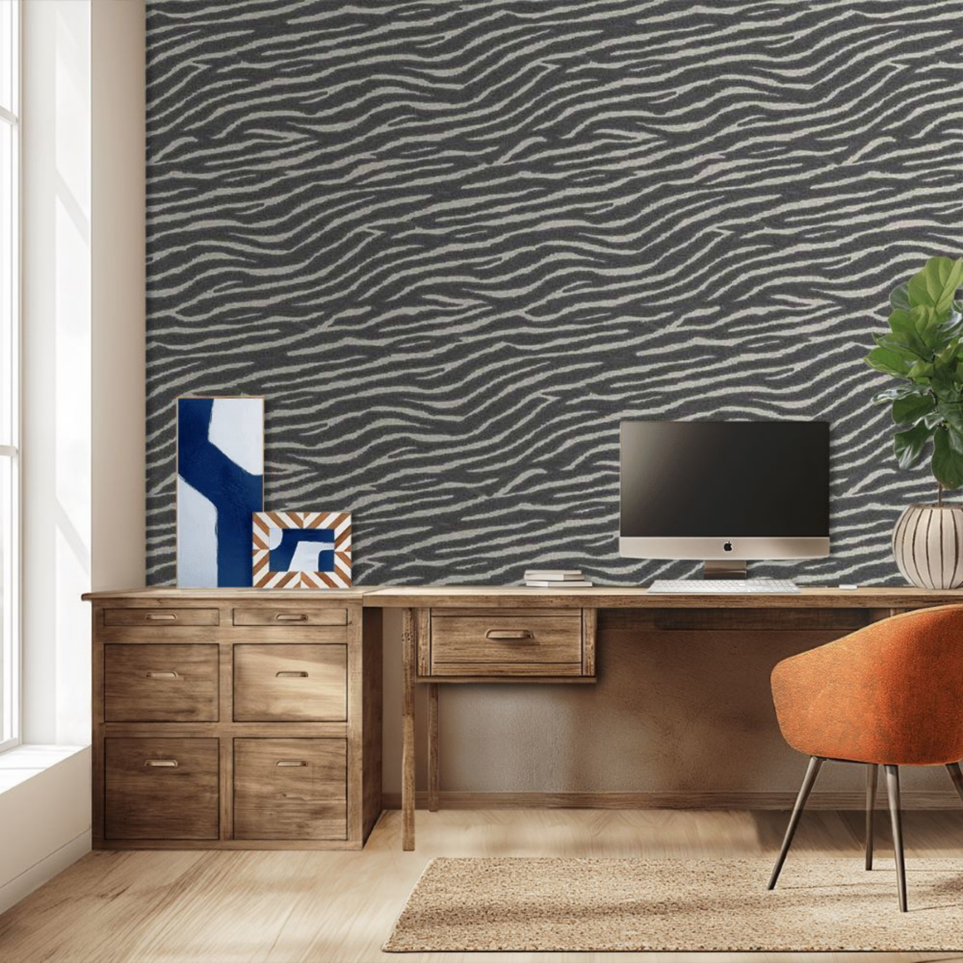 Missoni 5 Koleksiyonu Zambia Hasır Duvar Kağıdı