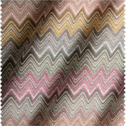 Missoni Desen Zigzag Renkli Döşemelik Kumaş