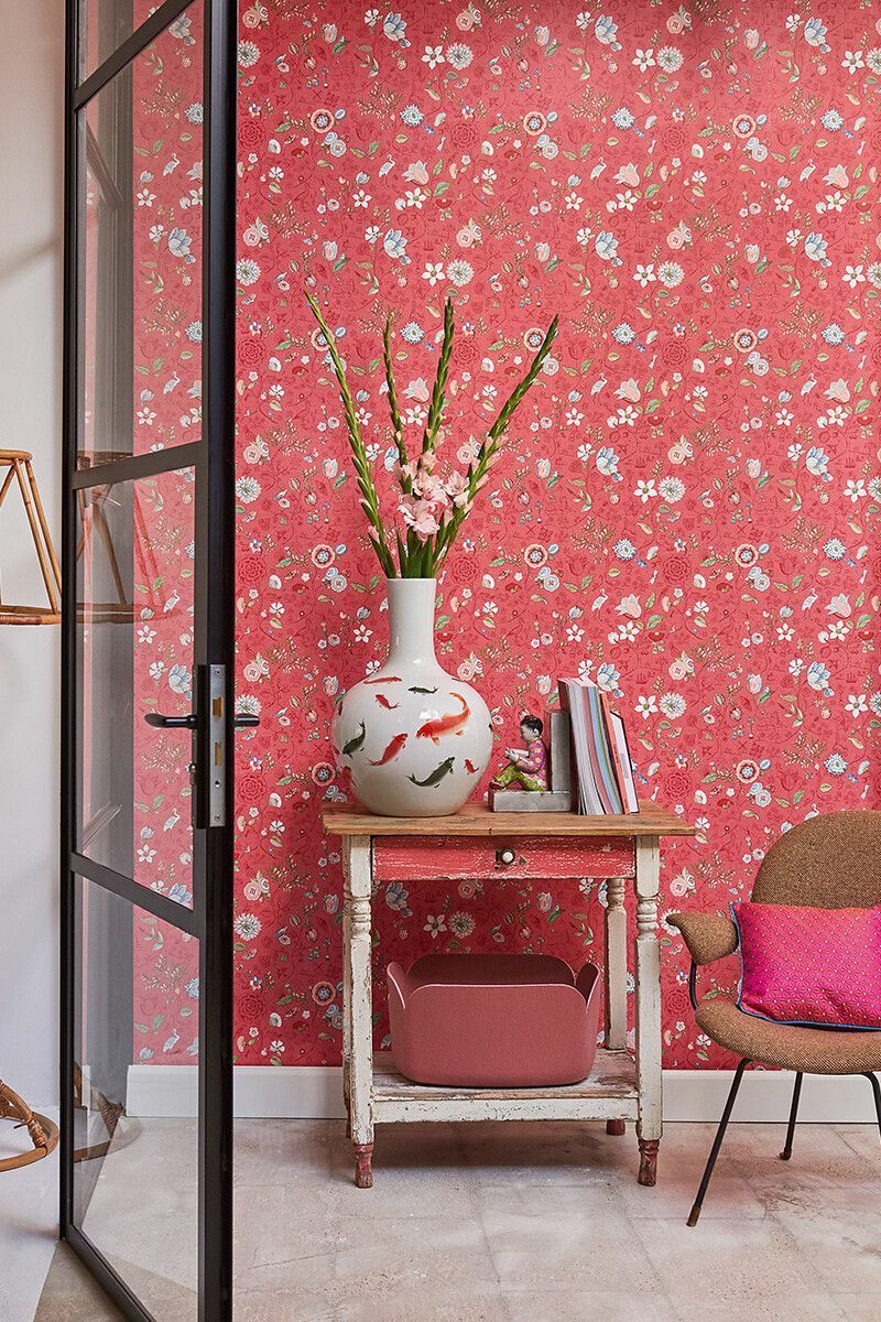 Pip Studio La Majorelle Pembe Duvar Kağıdı