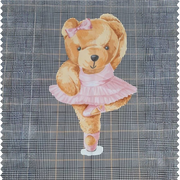 Minik Şirin Balerin Teddy Pano Kumaş