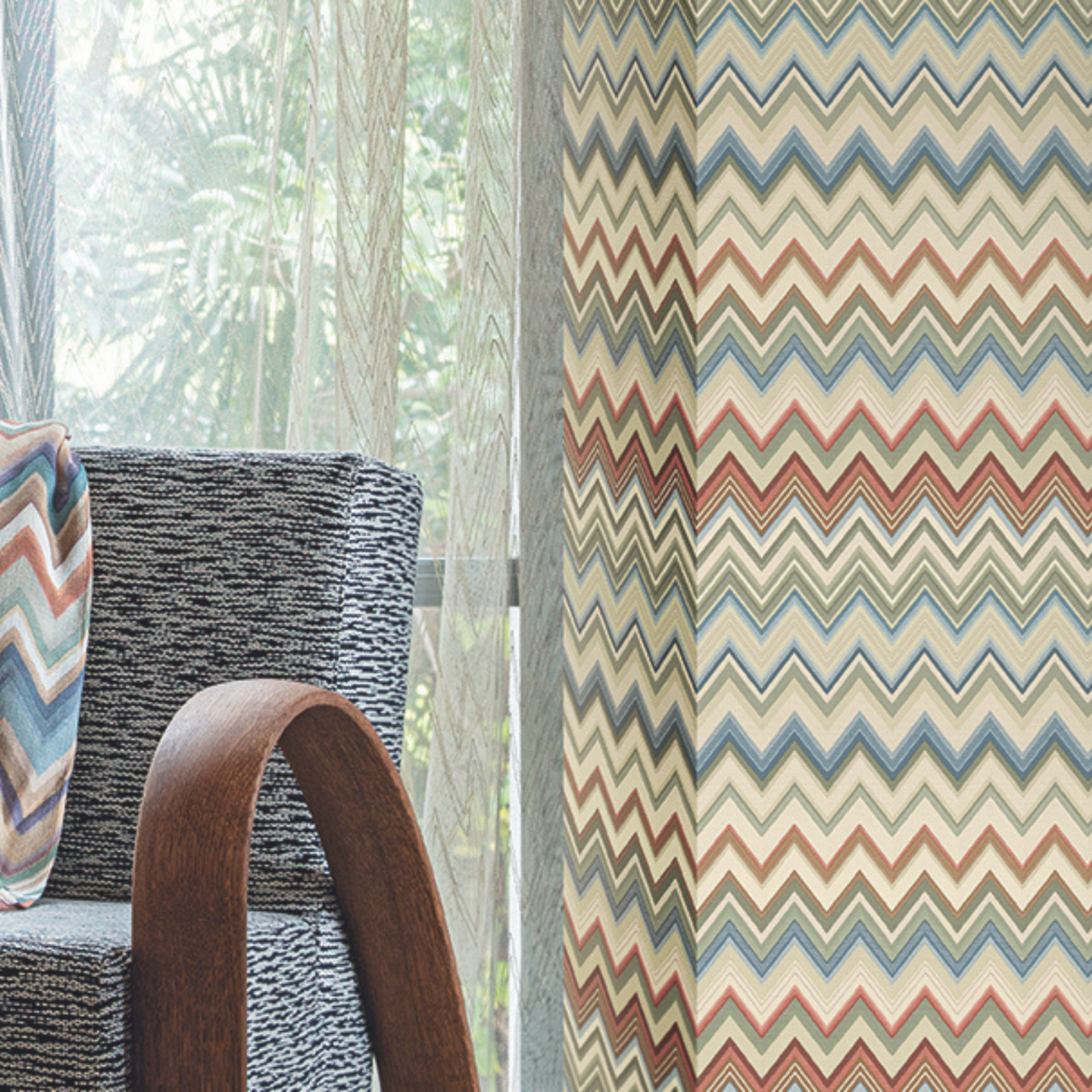 Missoni 4 Happy Zigzag Koleksiyonu Duvar Kağıdı