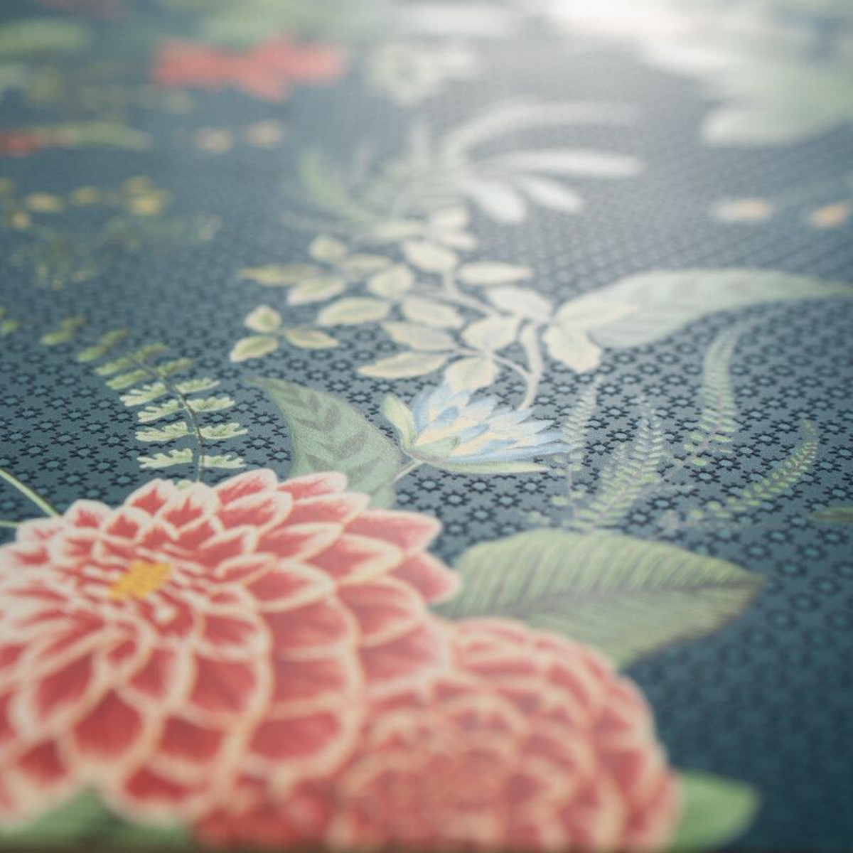 Pip Studio Floris Mavi Duvar Kağıdı