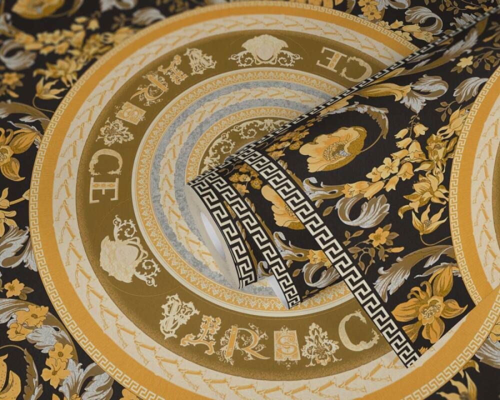 Versace 5 Koleksiyonu Barok Desen Duvar Kağıdı