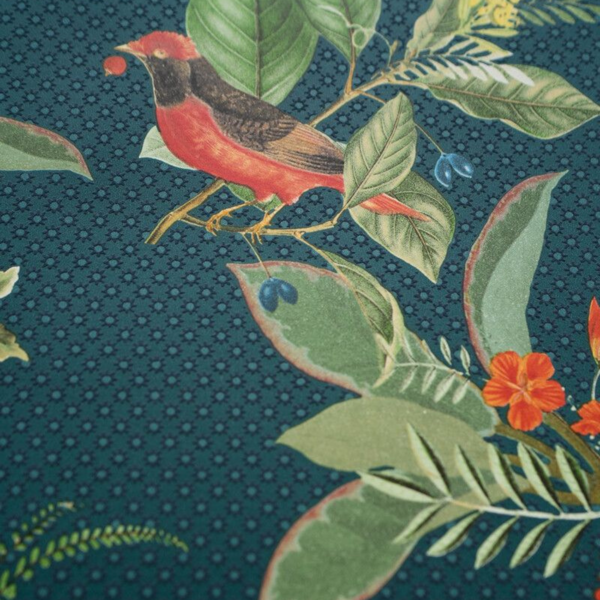 Pip Studio Floris Mavi Duvar Kağıdı