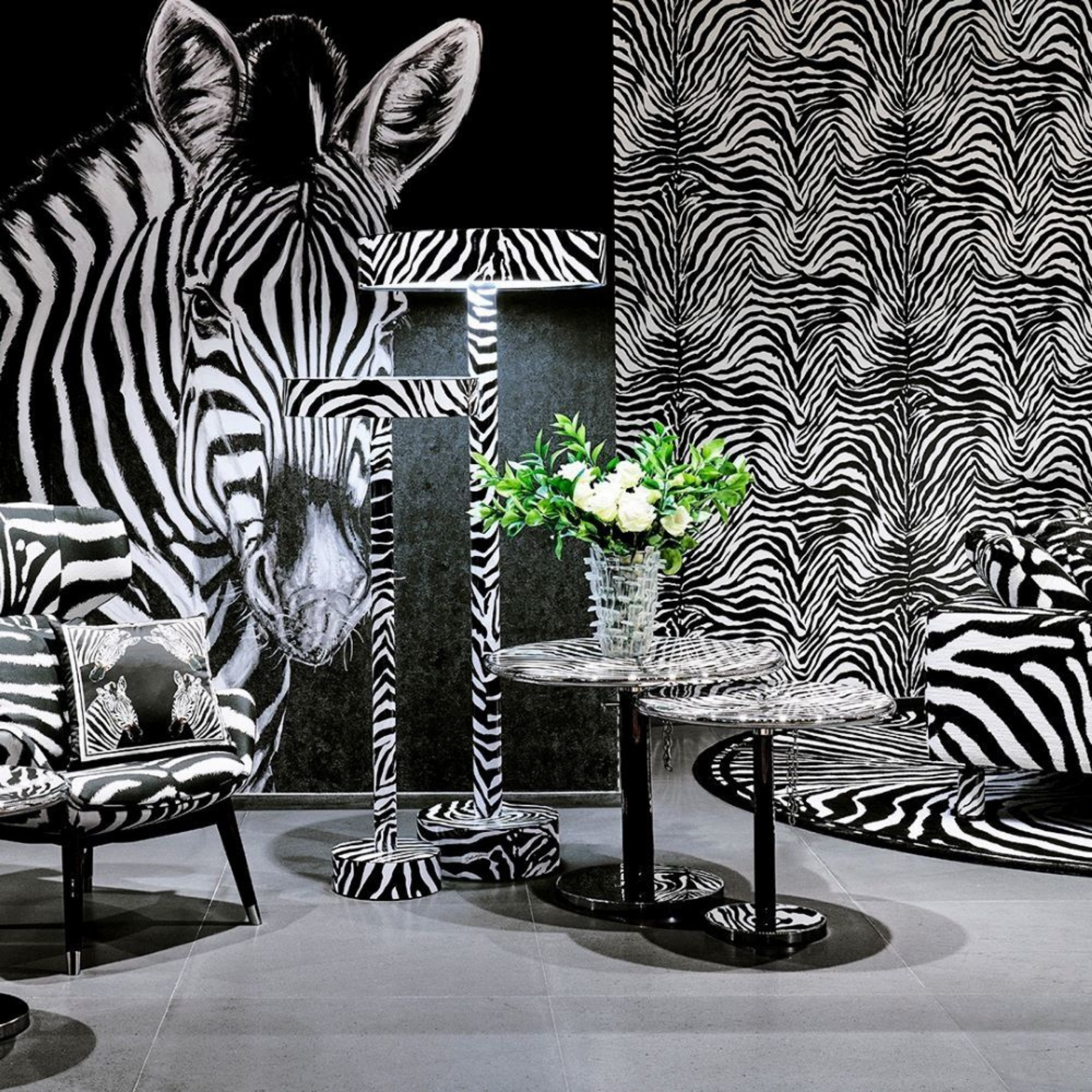 Dolce Gabbana Zebra Pano Duvar Kağıdı