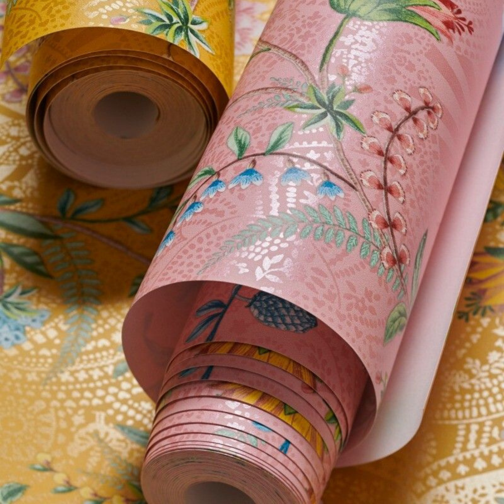 Pip Studio La Majorelle Sarı Duvar Kağıdı