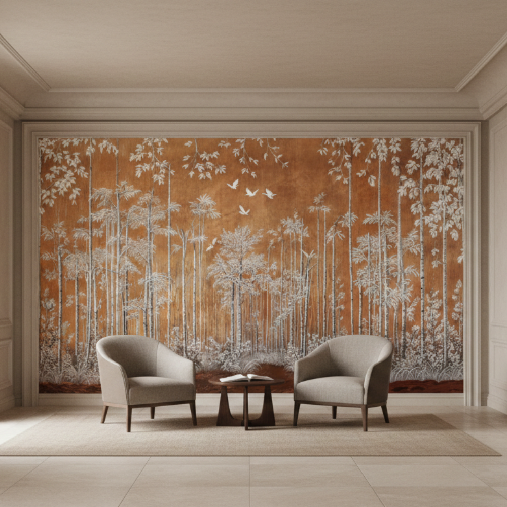 Bambu Desenli Duvar Kağıdı