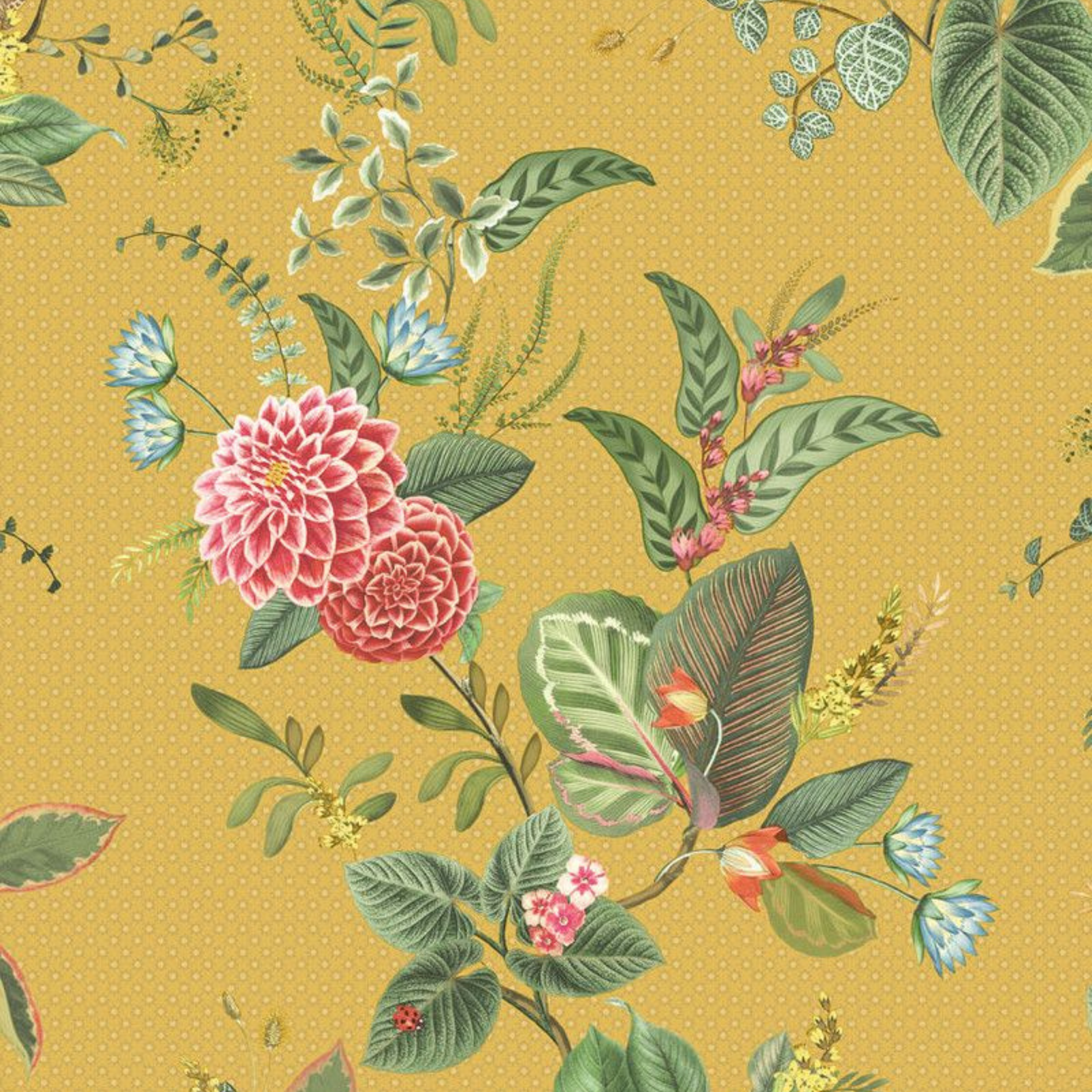 Pip Studio Botanik Tasarım Florist Büyük Çiçekler Duvar Kağıdı