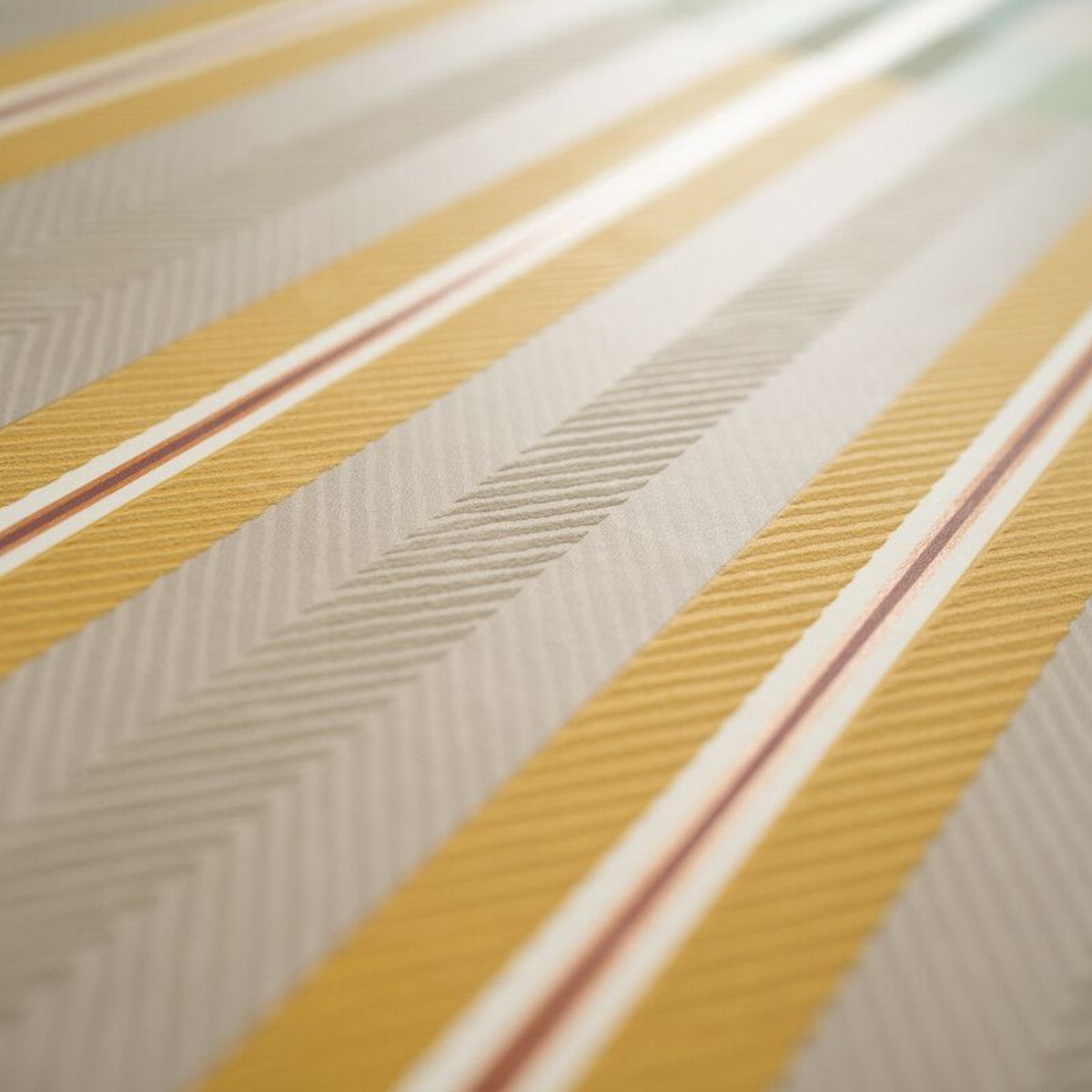 Pip Studio Blurred Lines Ocre Karamel Duvar Kağıdı