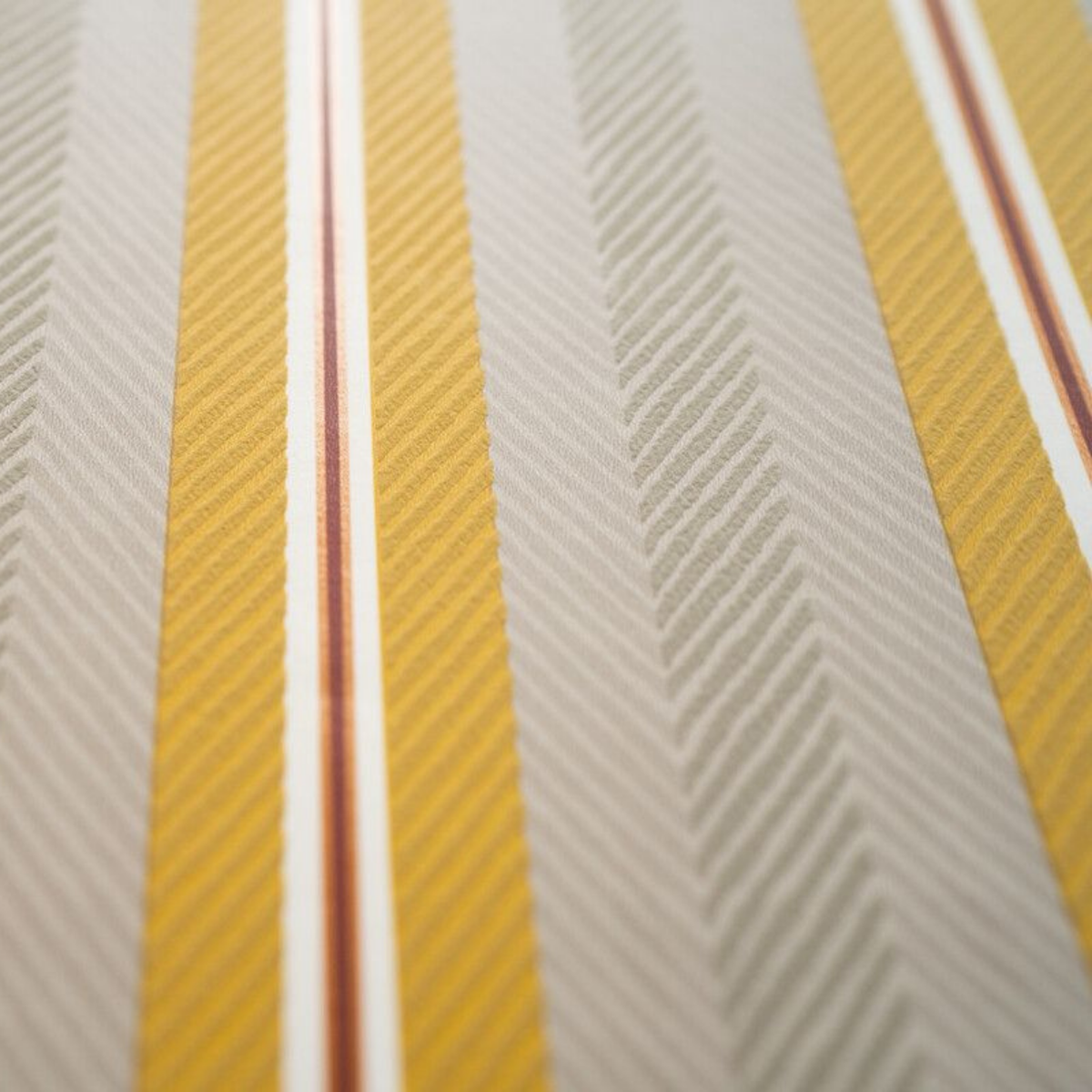 Pip Studio Blurred Lines Ocre Karamel Duvar Kağıdı