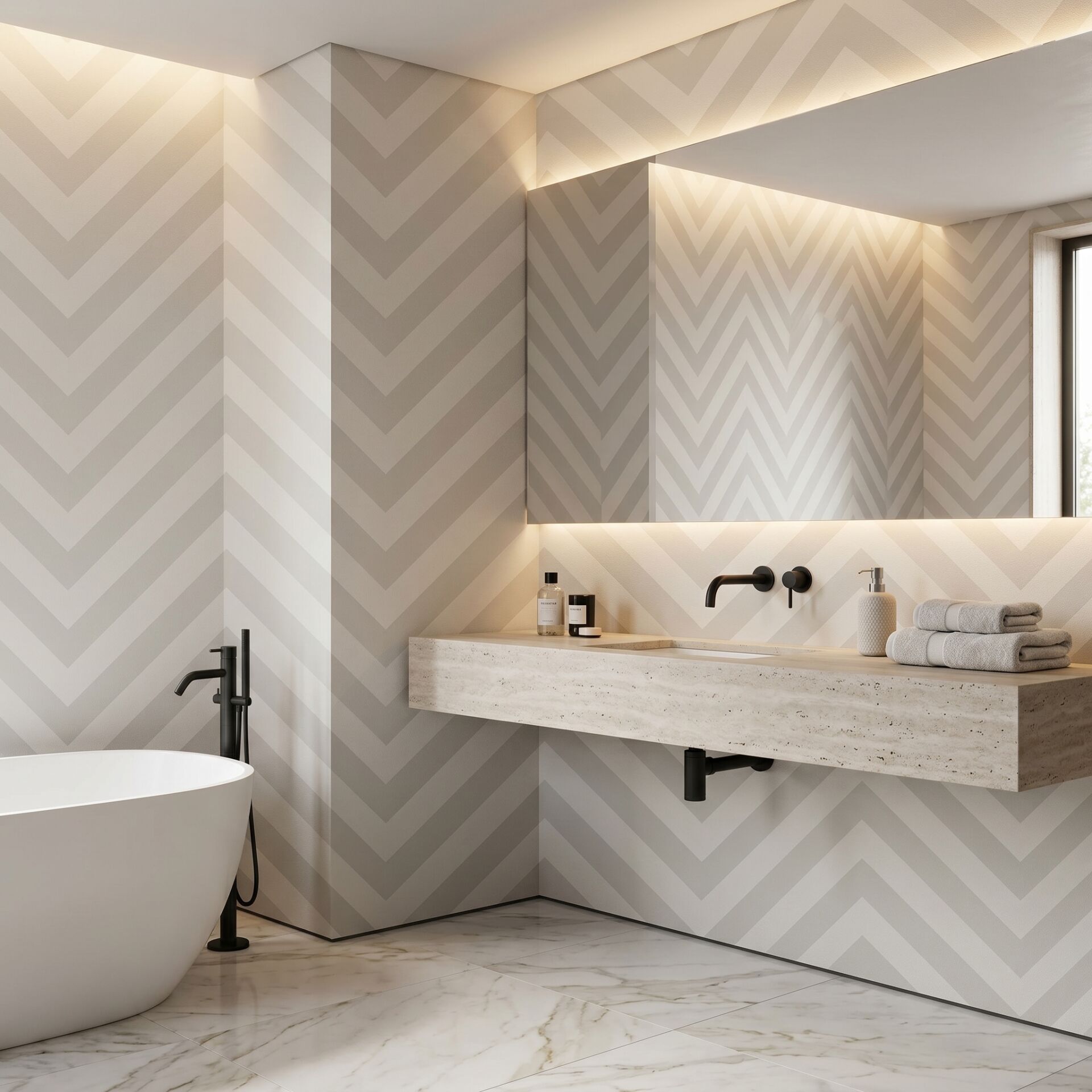 Missoni 4 Koleksiyonu Macro Chevron Duvar Kağıdı
