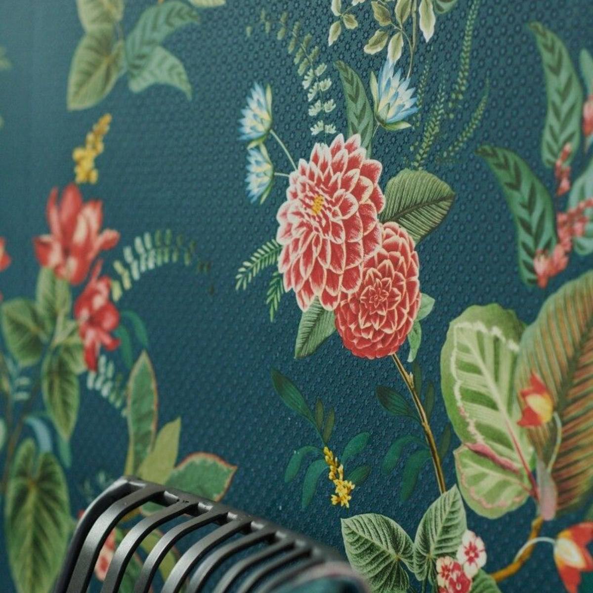 Pip Studio Floris Mavi Duvar Kağıdı