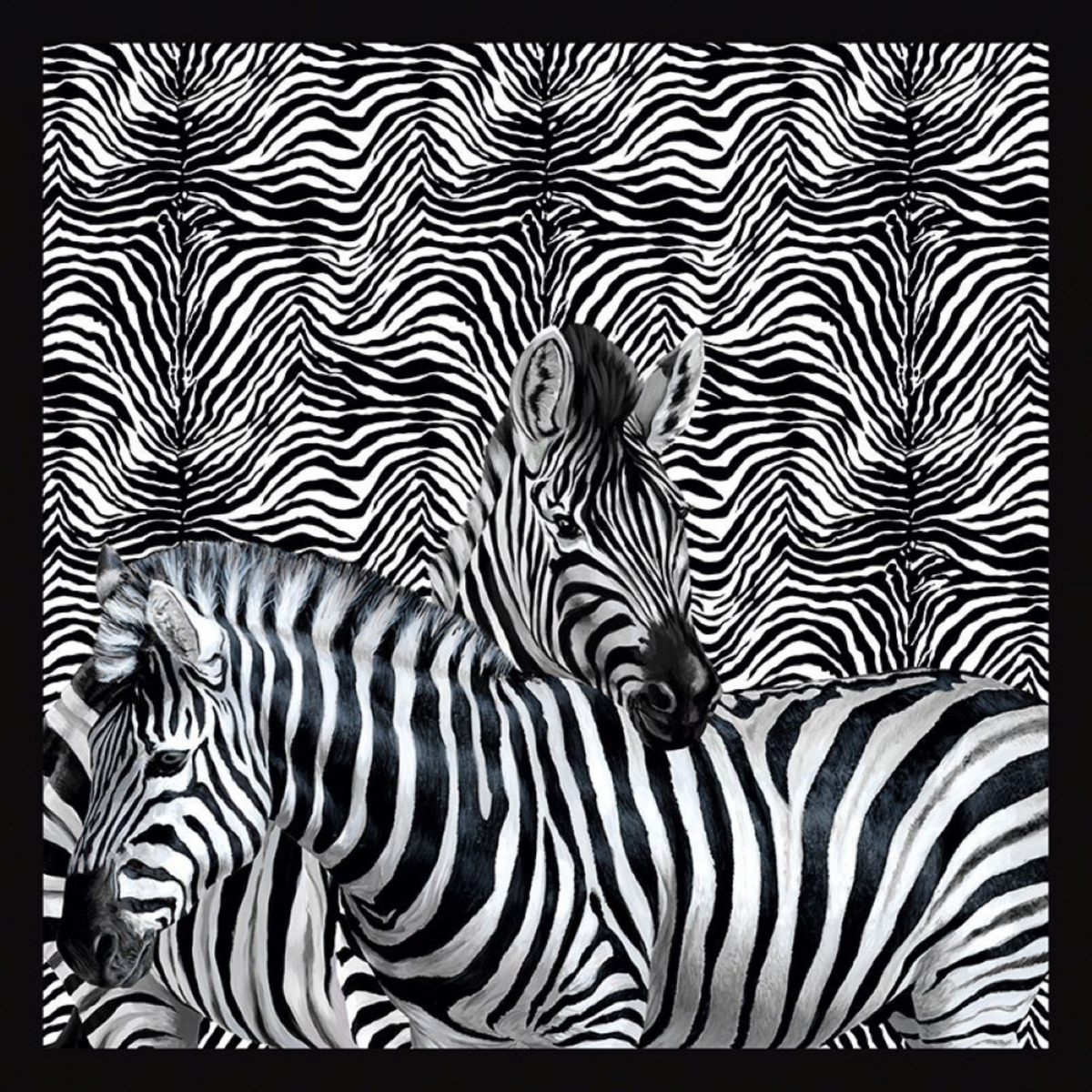 Dolce Gabanna Zebra Çerçeve Detaylı Pano Duvar Kağıdı
