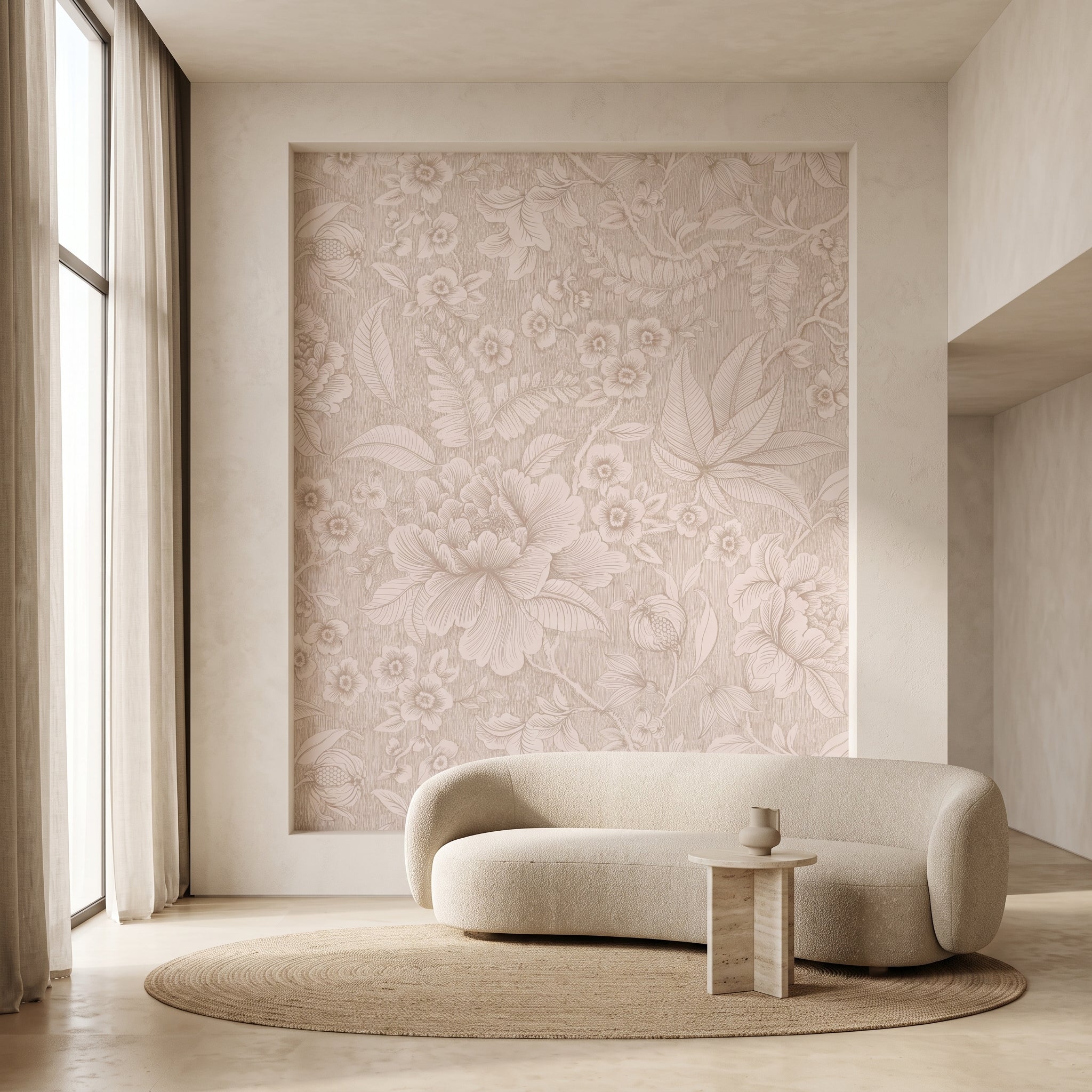Pip Studio Casa Dei Fiori Duvar Kağıdı Pembe