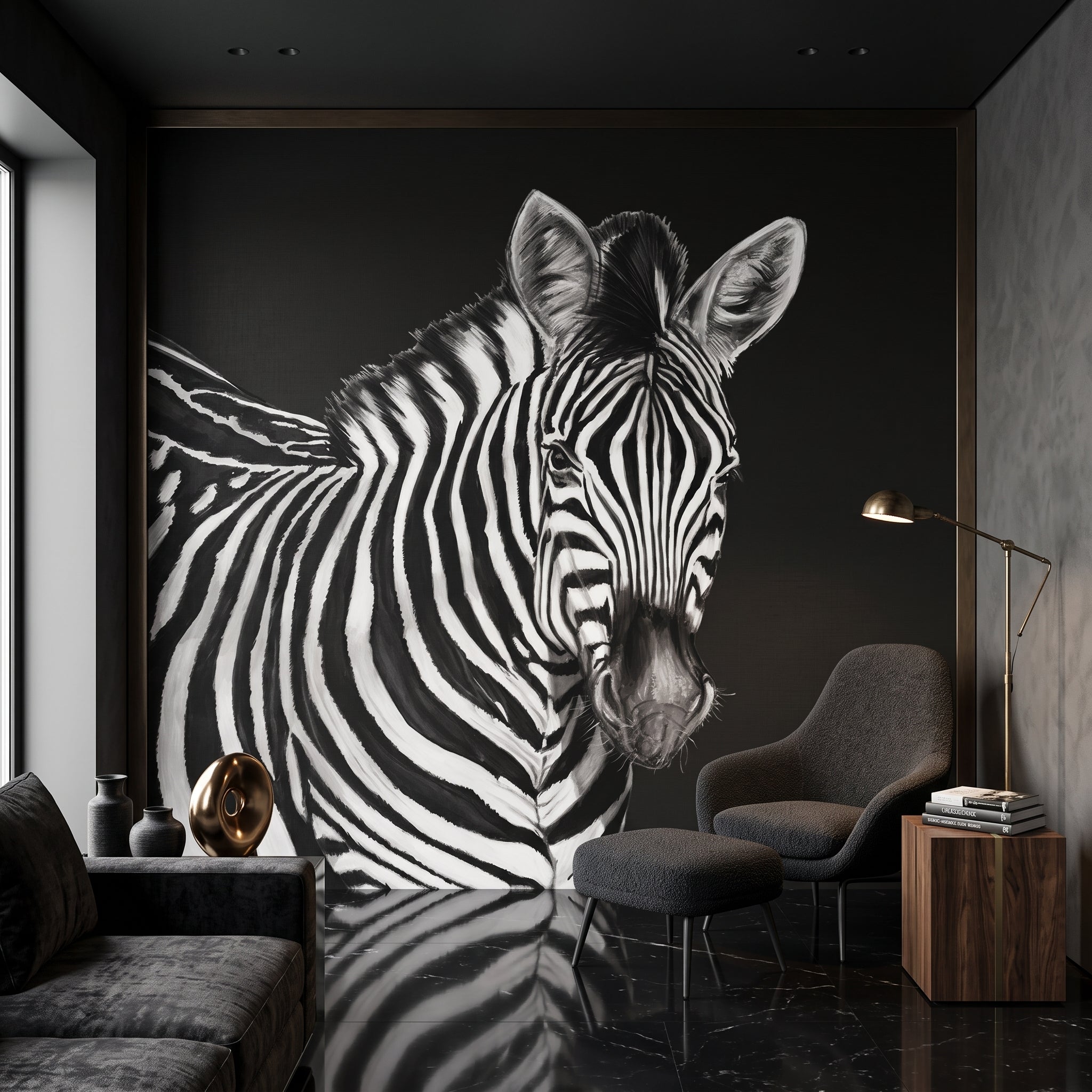 Dolce Gabbana Zebra Pano Duvar Kağıdı