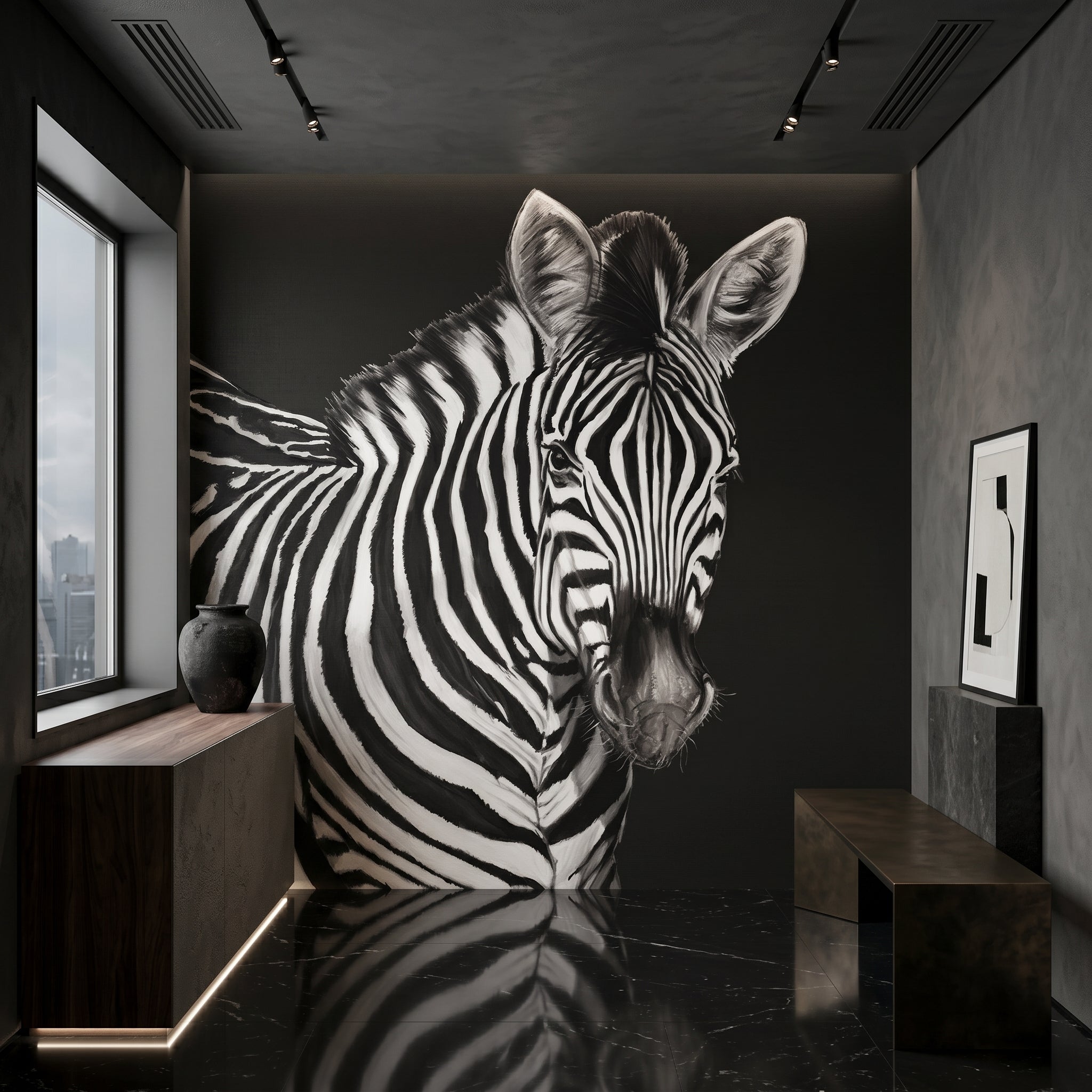 Dolce Gabbana Zebra Pano Duvar Kağıdı