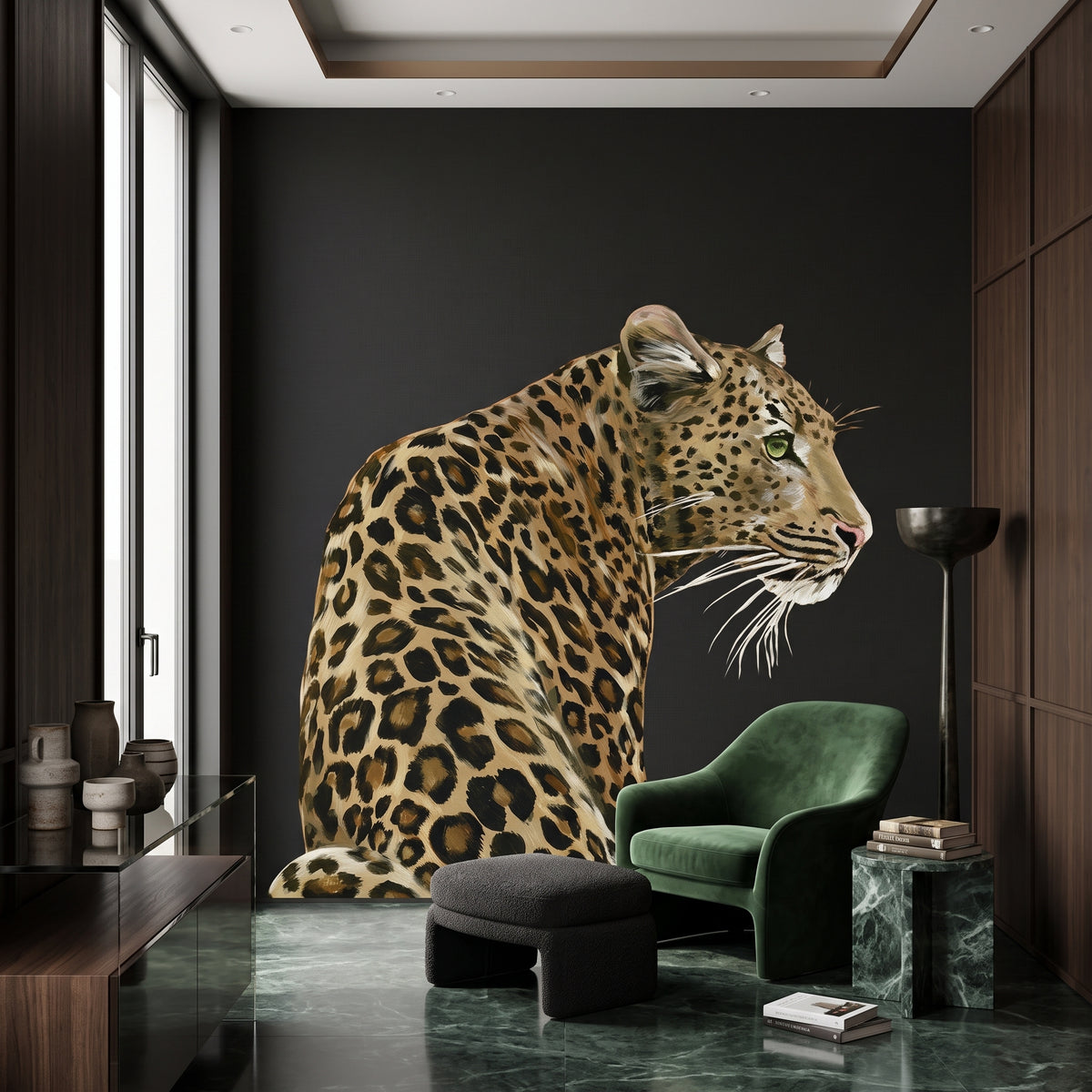 Dolce Gabbana Leopar Pano Duvar Kağıdı