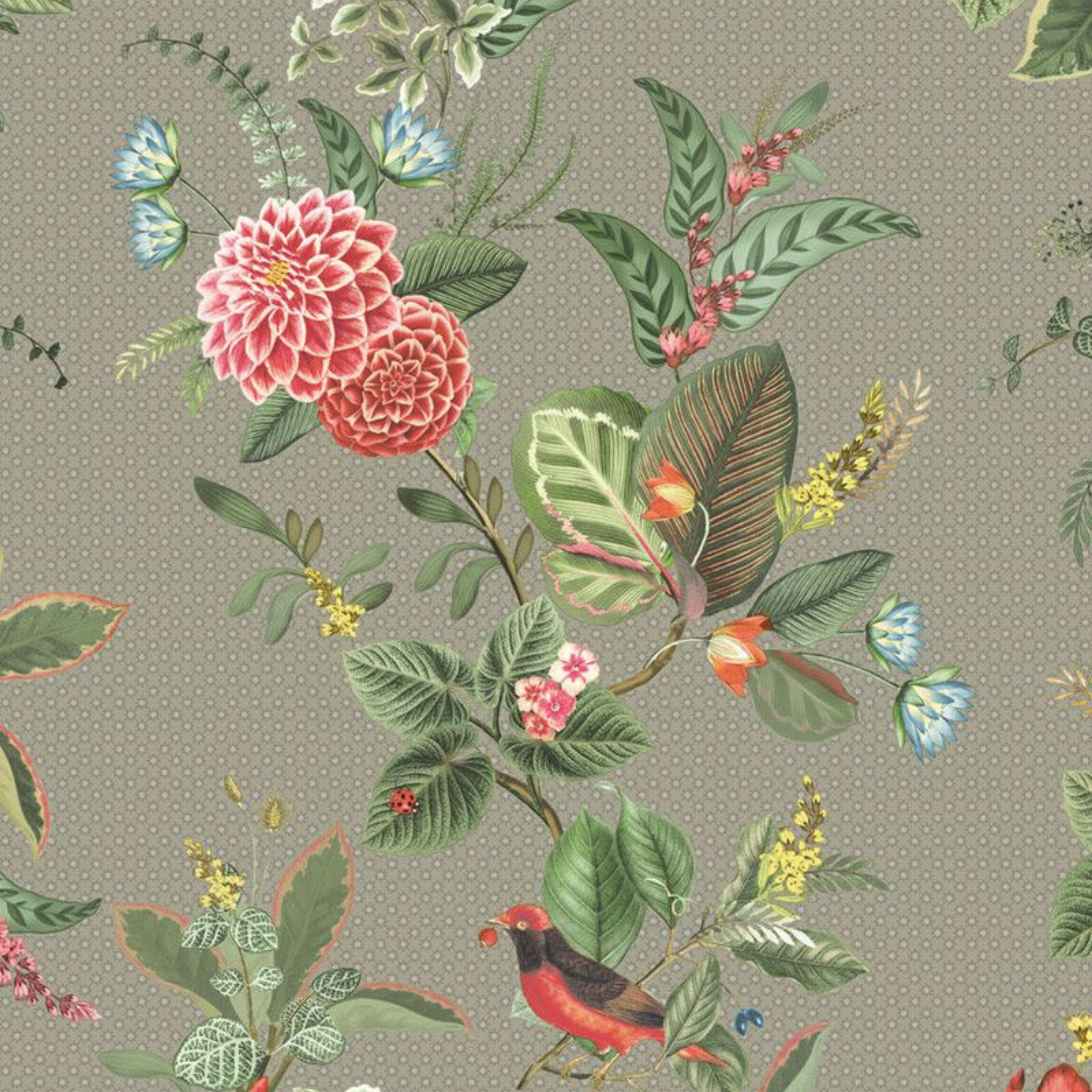 Pip Studio Botanik Florist Büyük Çiçekler Duvar Kağıdı