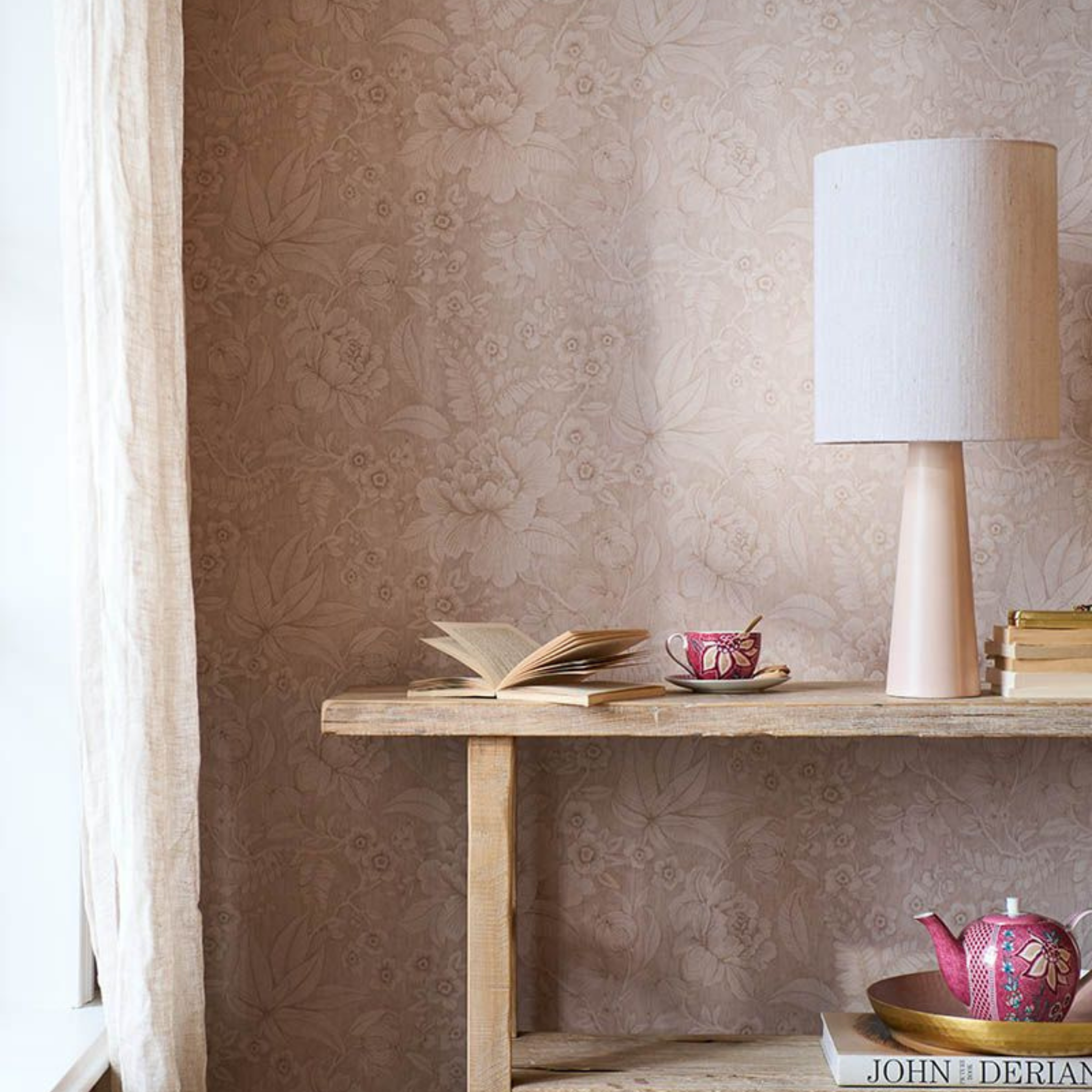 Pip Studio Casa Dei Fiori Duvar Kağıdı Pembe