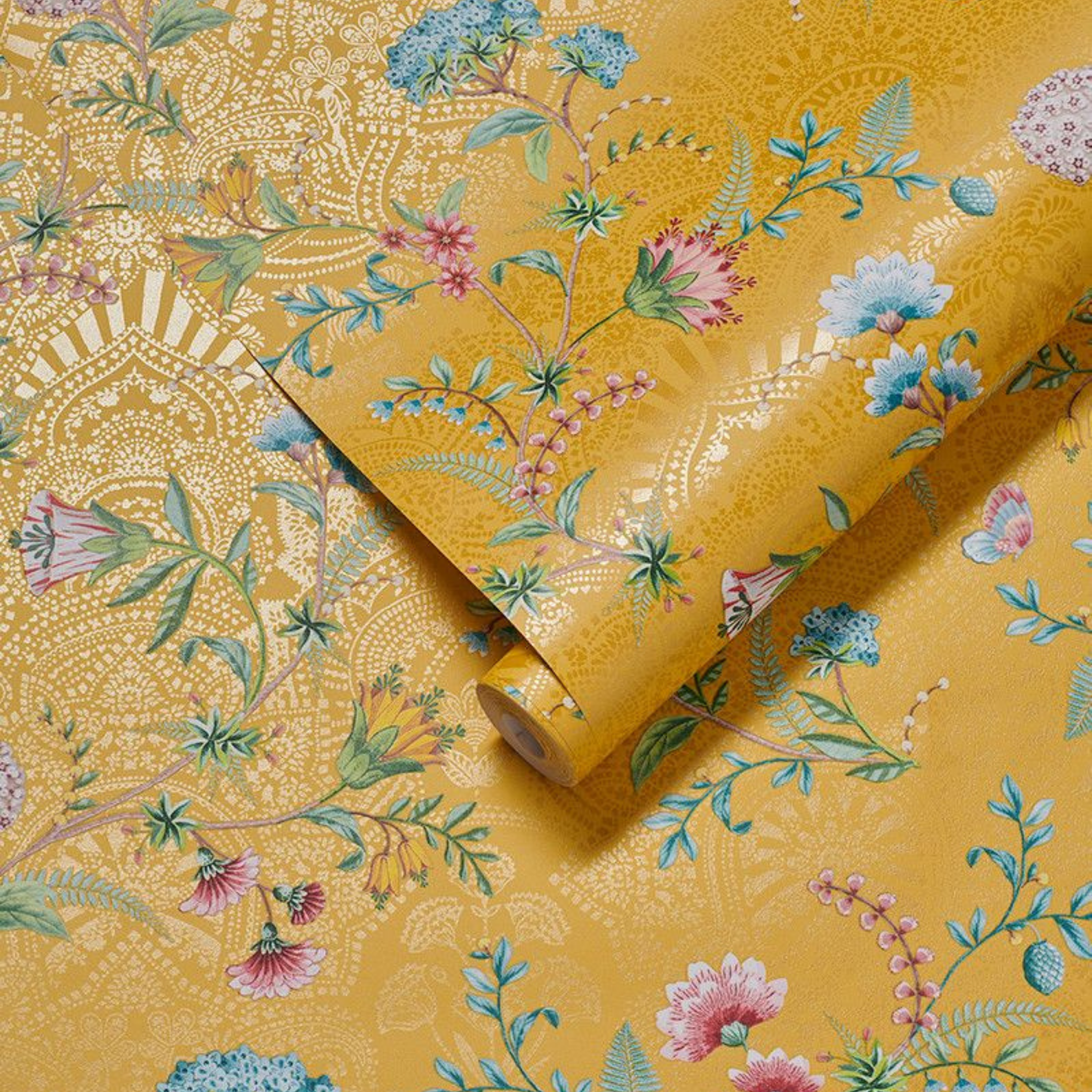 Pip Studio La Majorelle Sarı Duvar Kağıdı