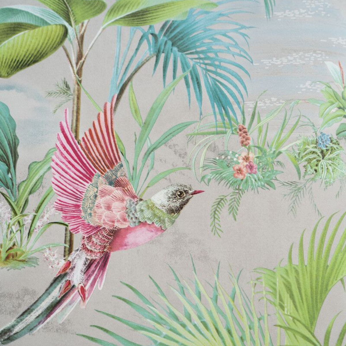 Pip Studio Palm Scene Yeşil Duvar Kağıdı