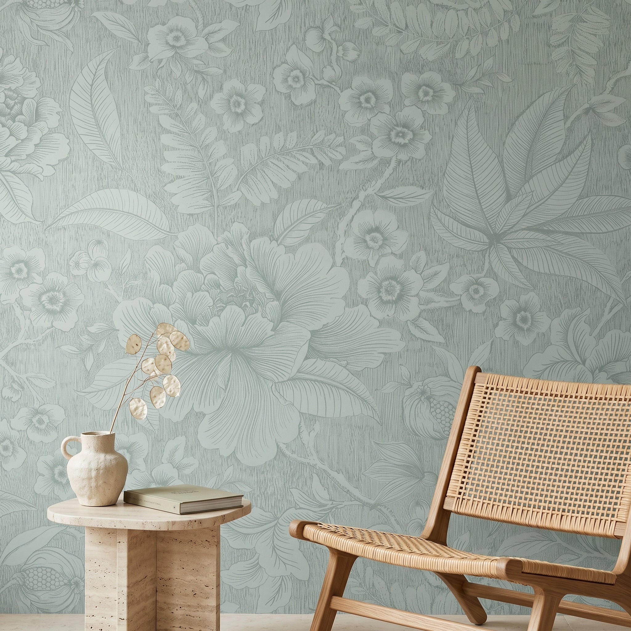 Pip Studio Casa Dei Fiori Duvar Kağıdı Yeşil