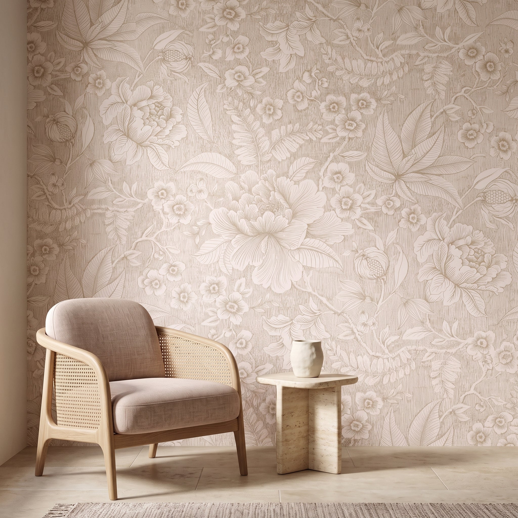 Pip Studio Casa Dei Fiori Duvar Kağıdı Pembe