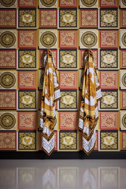 Versace 5 Koleksiyonu Barocco Mosaik Duvar Kağıdı