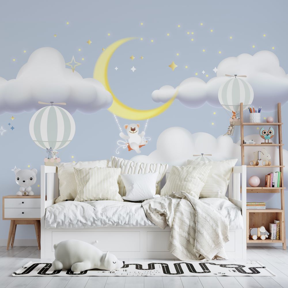 Baby Shower Tasarım Duvar Kağıdı