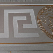 Versace Greek Ker Bordür Şerit Silver