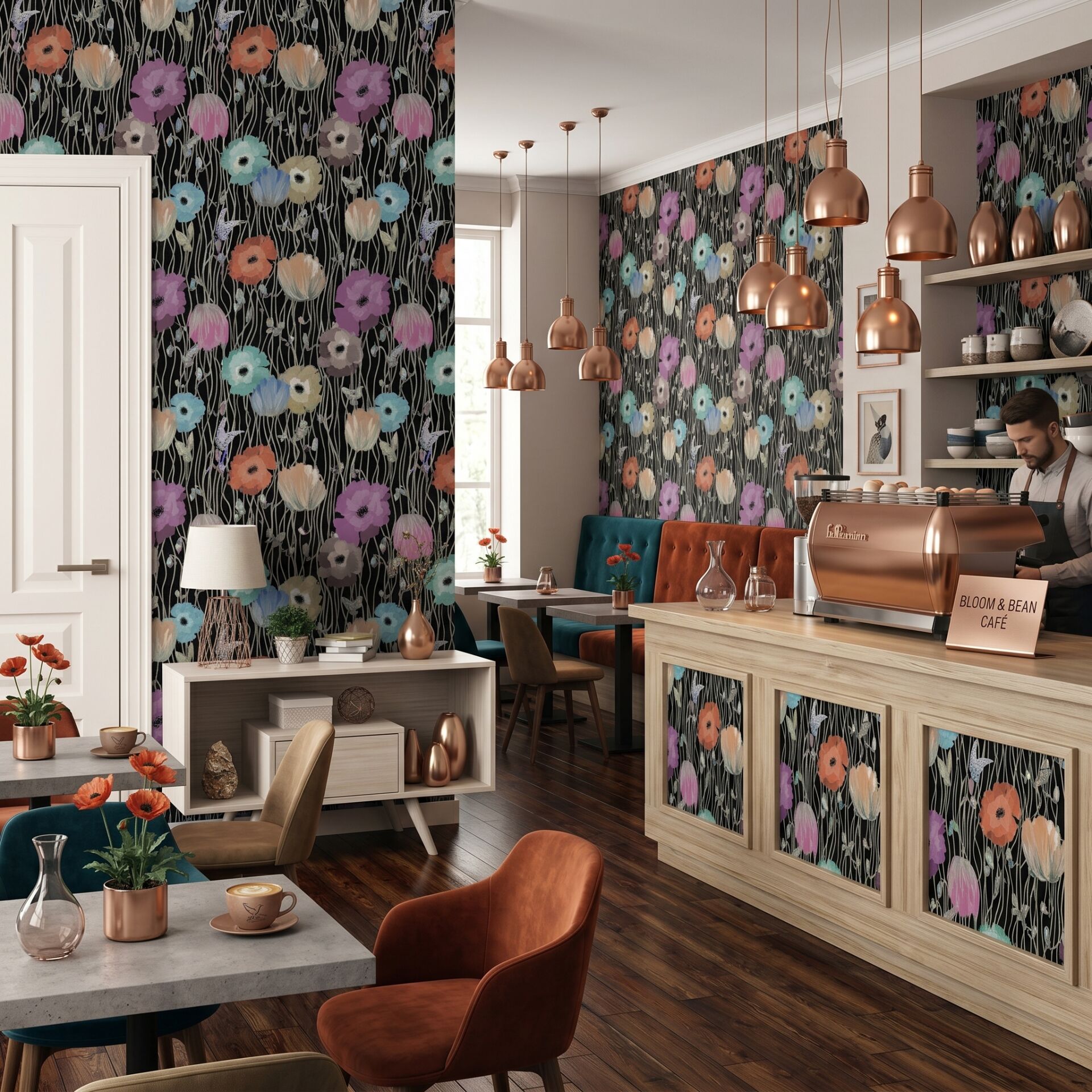 Missoni 2 Home Koleksiyonu Poppies Duvar Kağıdı