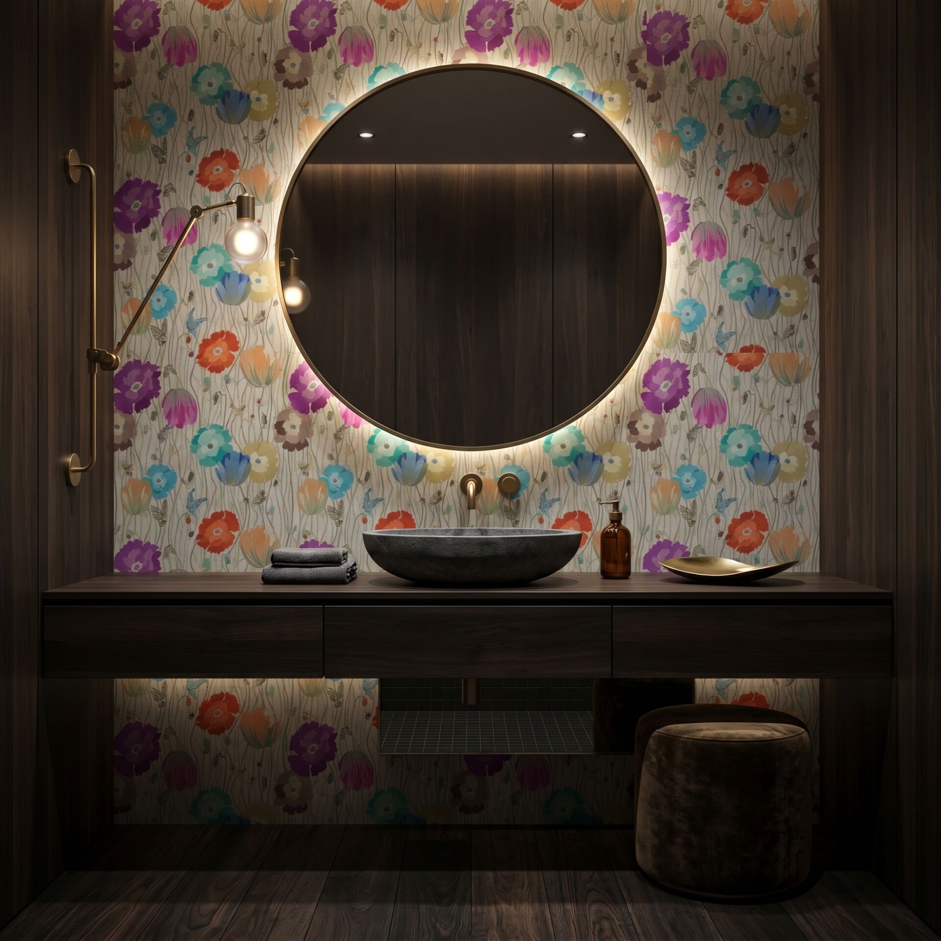Missoni 2 Home Koleksiyonu Poppies Duvar Kağıdı