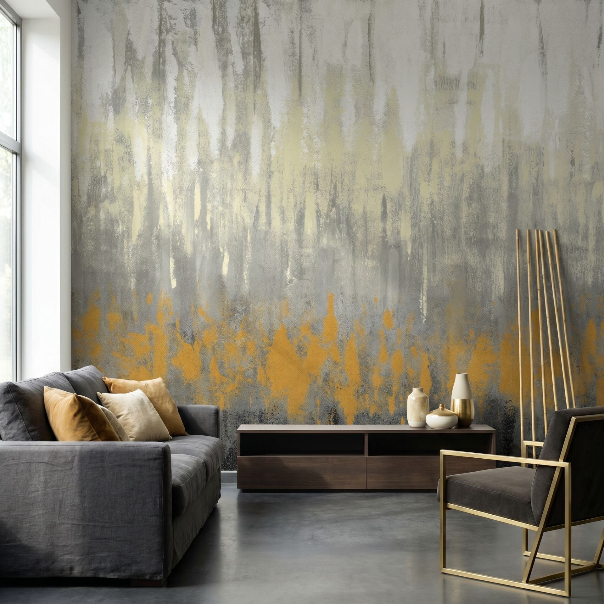 Gray Stone Eskitme Duvar Kağıdı