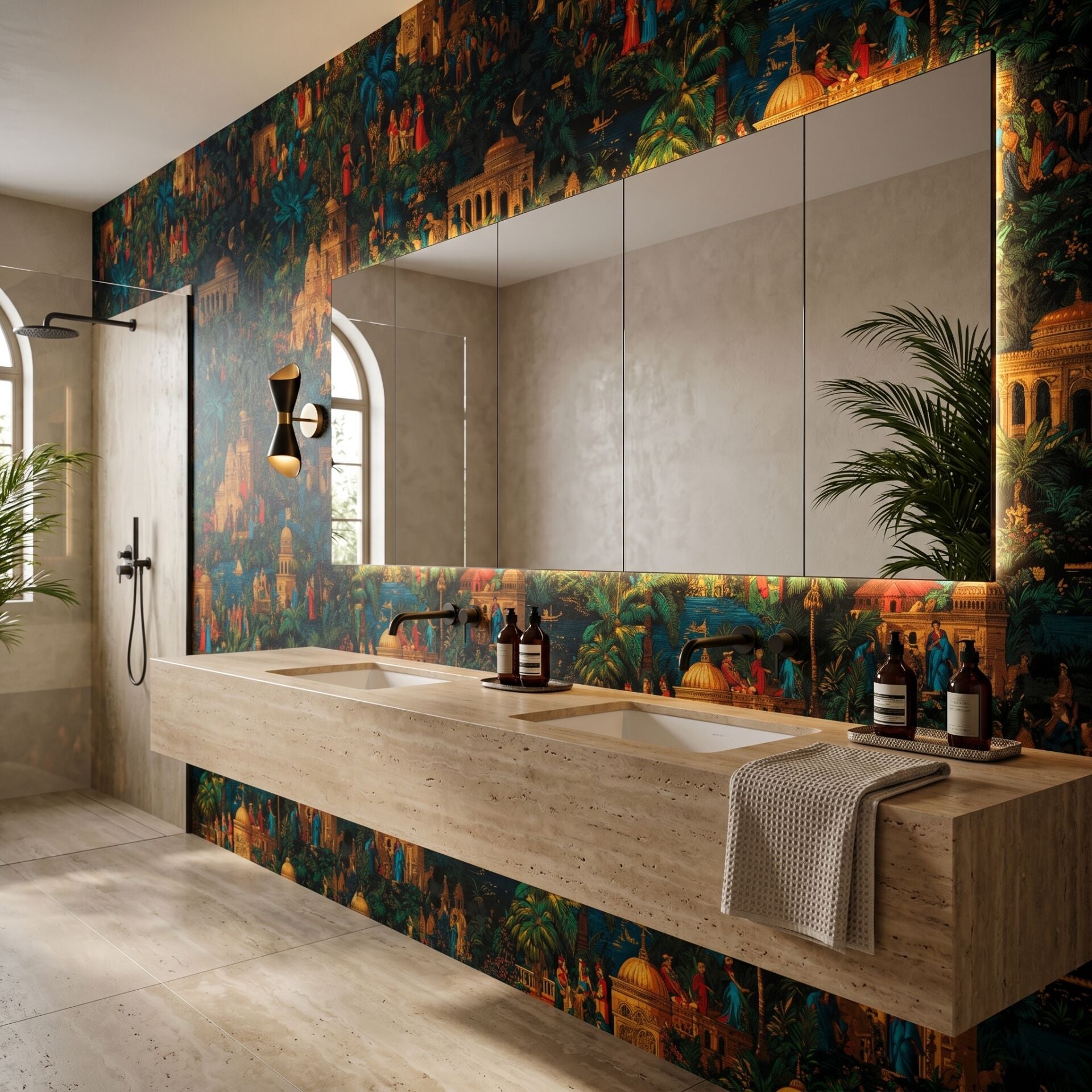 Gece Bahçeleri Chinoiserie Duvar Kağıdı