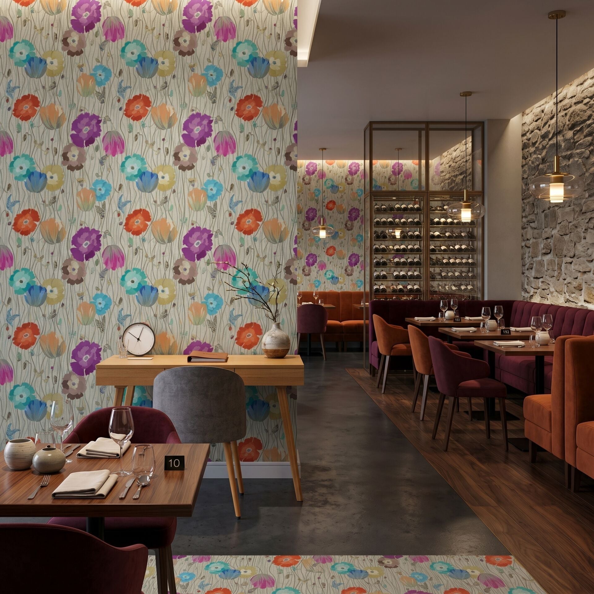 Missoni 2 Home Koleksiyonu Poppies Duvar Kağıdı
