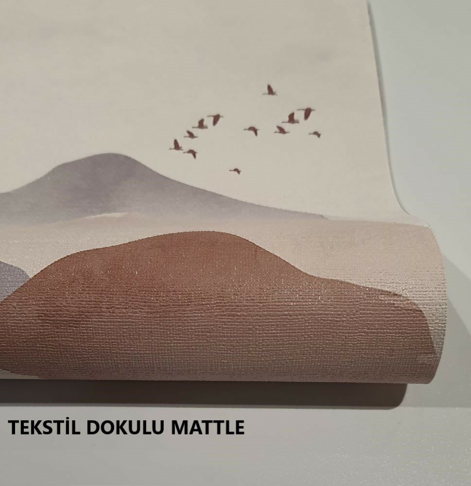 Pembe Şirin Fiyonklar Tasarım Duvar Kağıdı