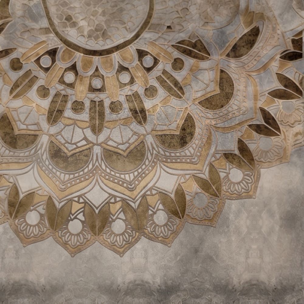 Brown Amsterdam Mandala Duvar Kağıdı