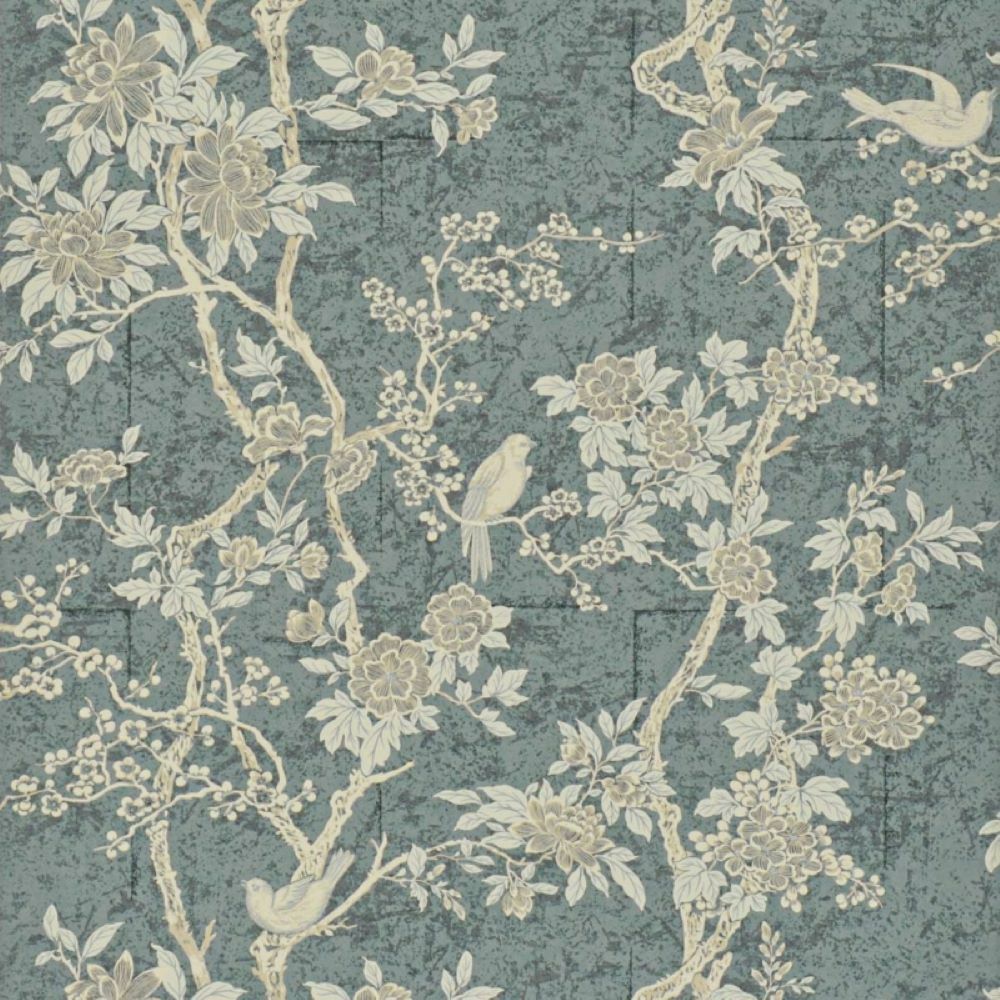 Marlowe Floral Kuşlar Çiçekler Duvar Kağıdı