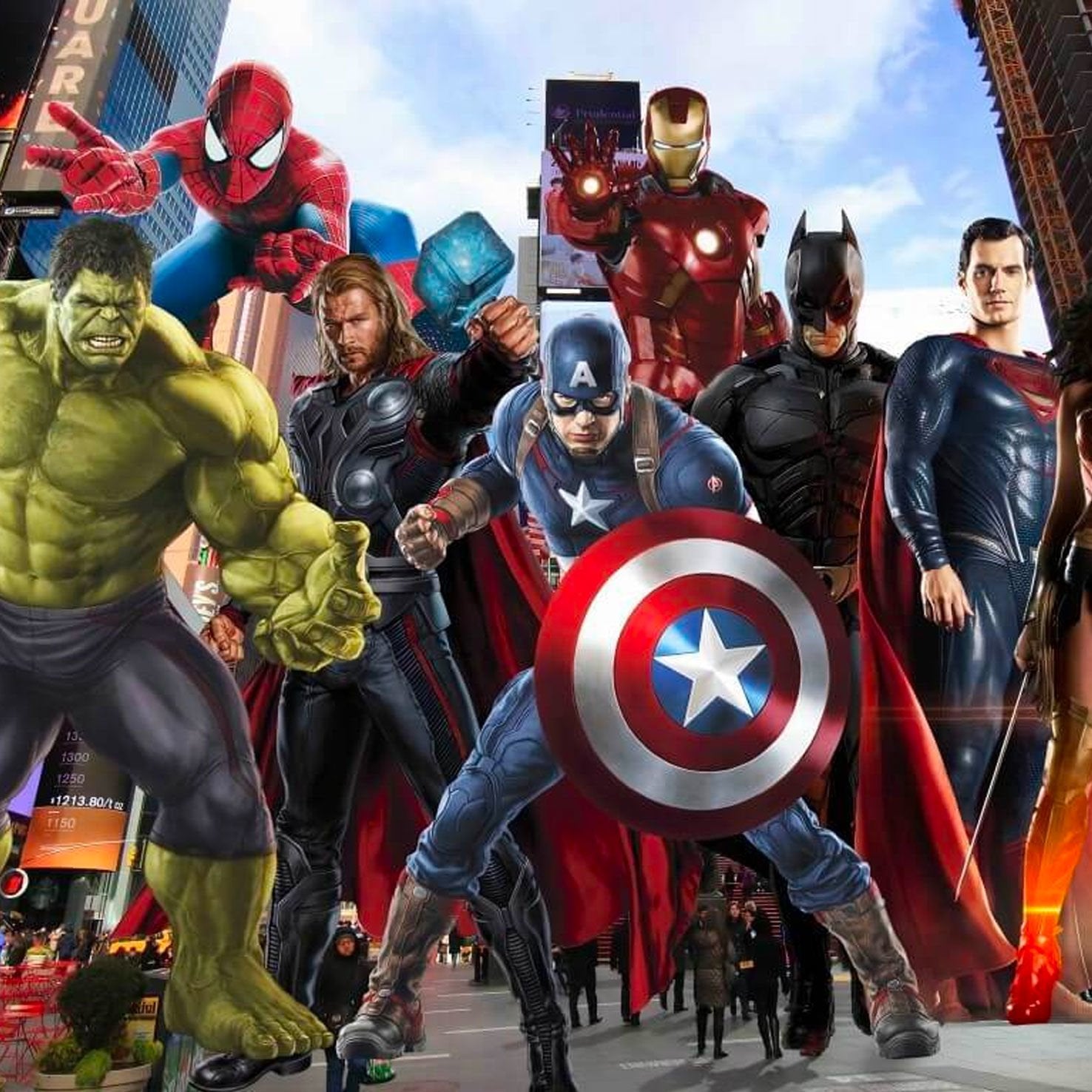 Uva Hulk Ve Kahramanlar Duvar Kağıdı