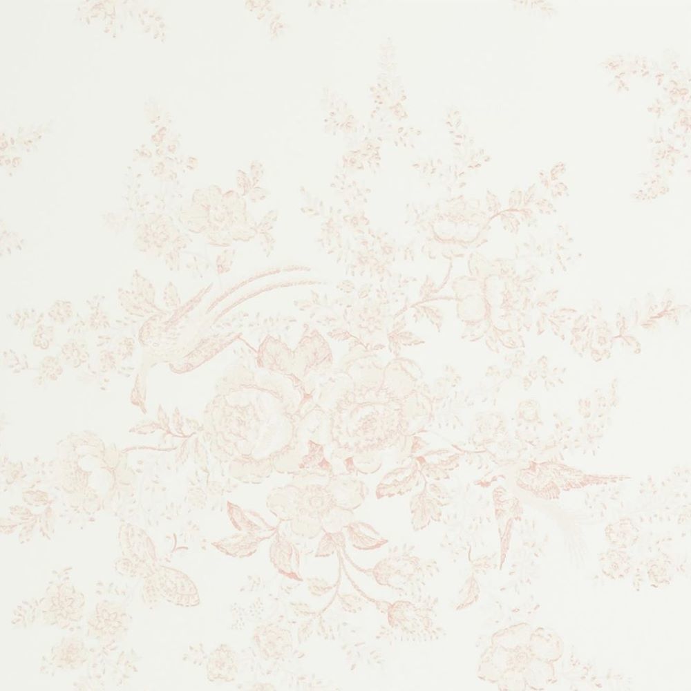 Ralph Lauren Dauphine Signature Pembe Duvar Kağıdı