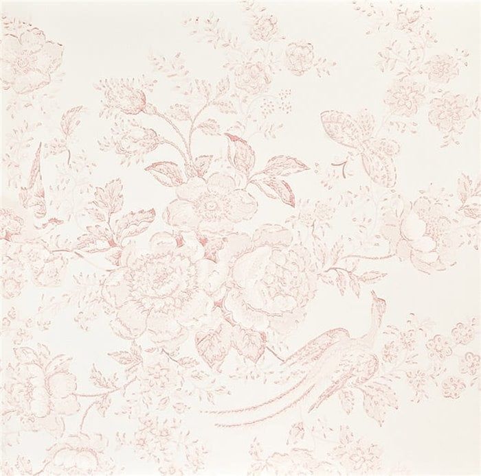 Ralph Lauren Dauphine Signature Pembe Duvar Kağıdı