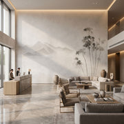 Zen Bambu Silüeti Duvar Kağıdı