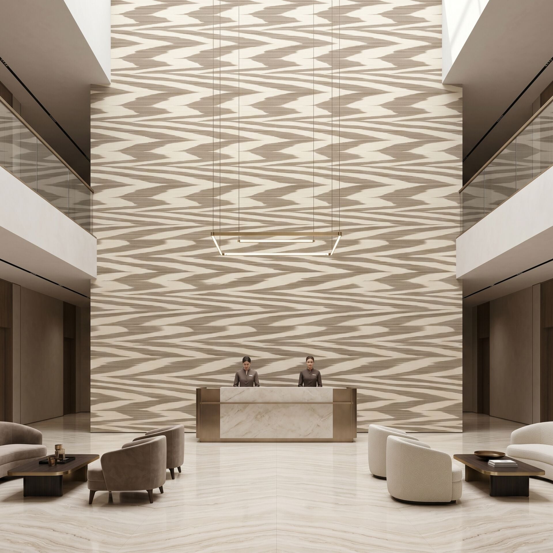 Missoni 4 Flamed Zigzag Koleksiyonu Duvar Kağıdı