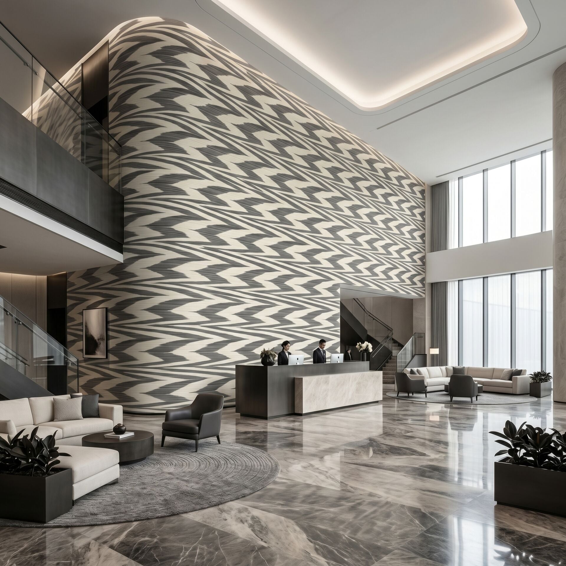 Missoni 4 Flamed Zigzag Koleksiyonu Duvar Kağıdı