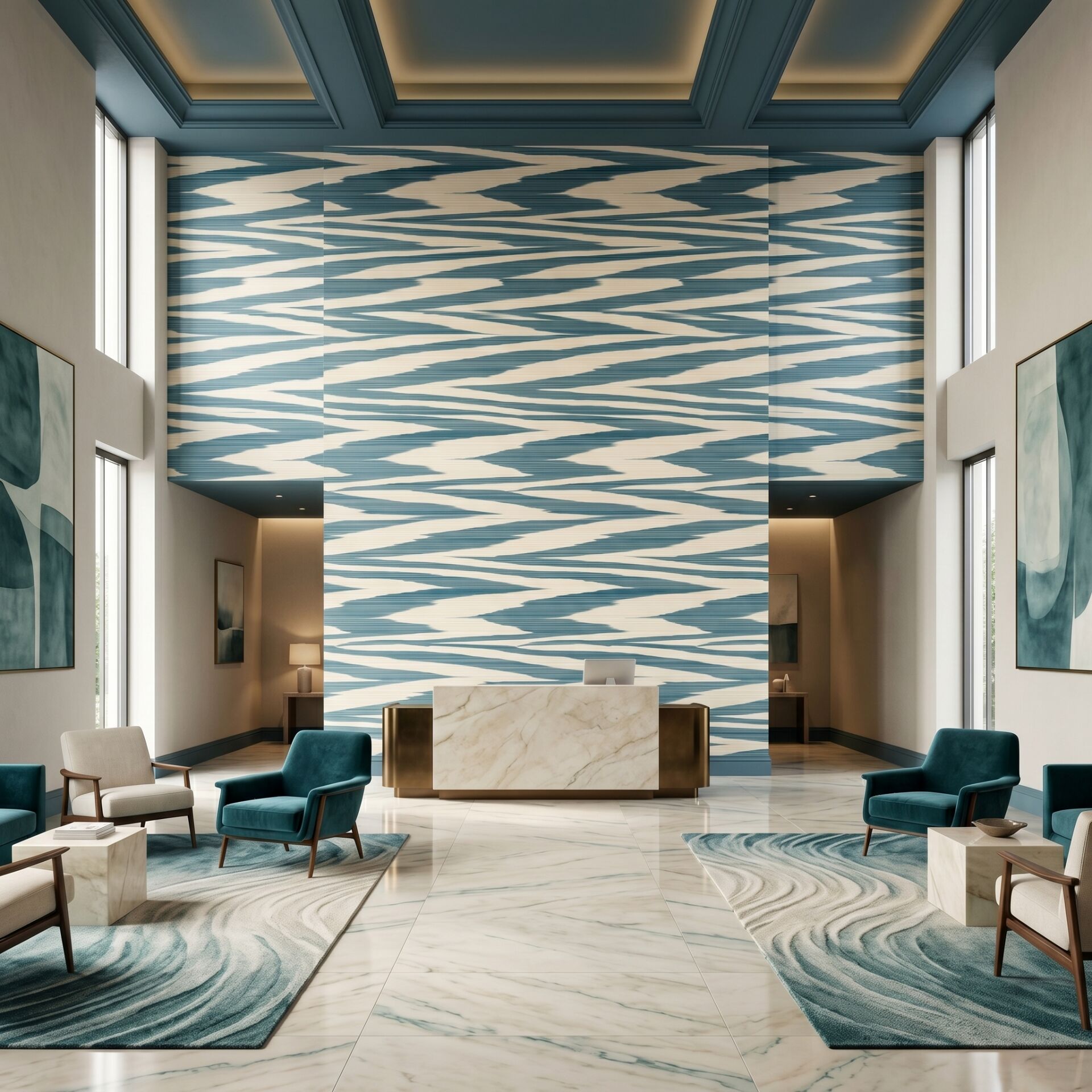 Missoni 4 Flamed Zigzag Koleksiyonu Duvar Kağıdı