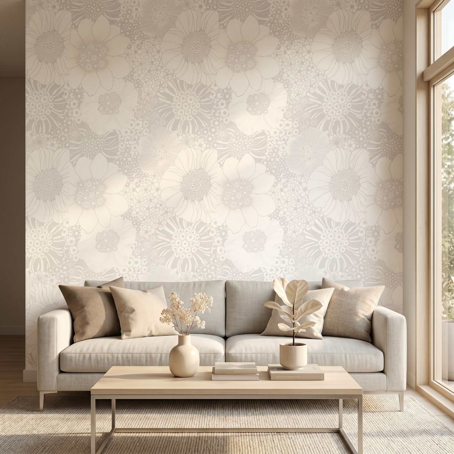 Missoni Home 1 Anemones Garden Büyük Çiçekler Duvar Kağıdı