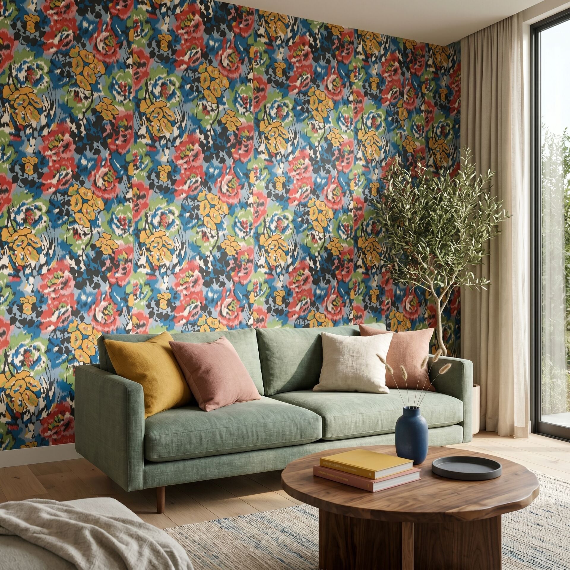 Missoni 4 Flower Pot Koleksiyonu Duvar Kağıdı